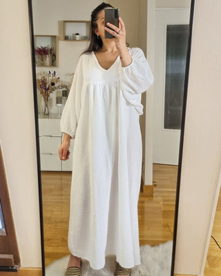 Robe en gaze de coton